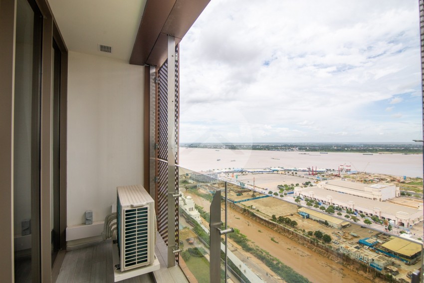 47 Sqm Studio Condo Unit For Rent - The Peak, Tonle Bassac, Phnom Penh