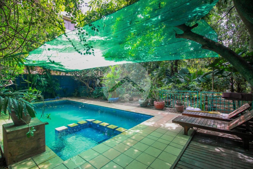 3 Bedroom Villa with Pool For Rent - Tonle Bassac, Phnom Penh