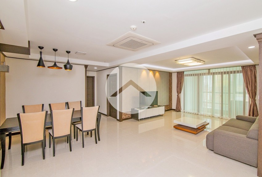 3 Bedroom Condo For Rent - Decastle Royal, BKK1, Phnom Penh