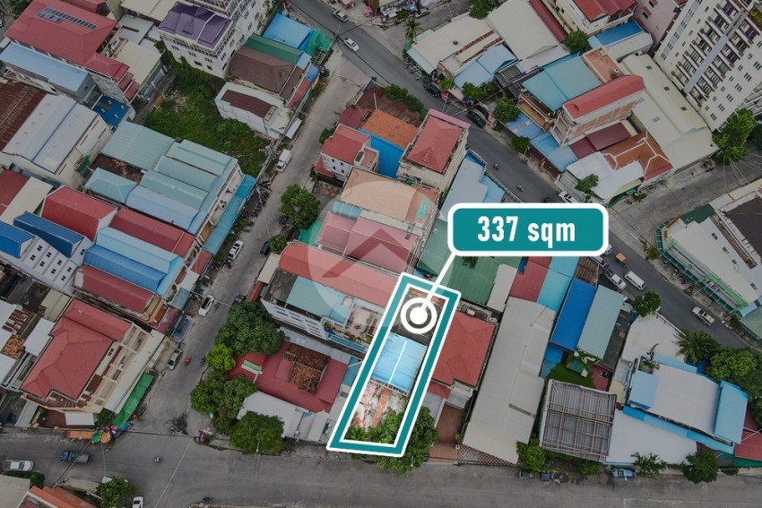337 Sqm Commercial Land For Sale - Toul Tom Pong, Phnom Penh