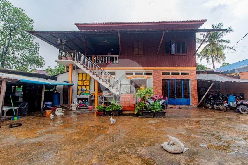 480 Sqm Commercial Land With House For Sale - Svay Dangkum, Siem Reap