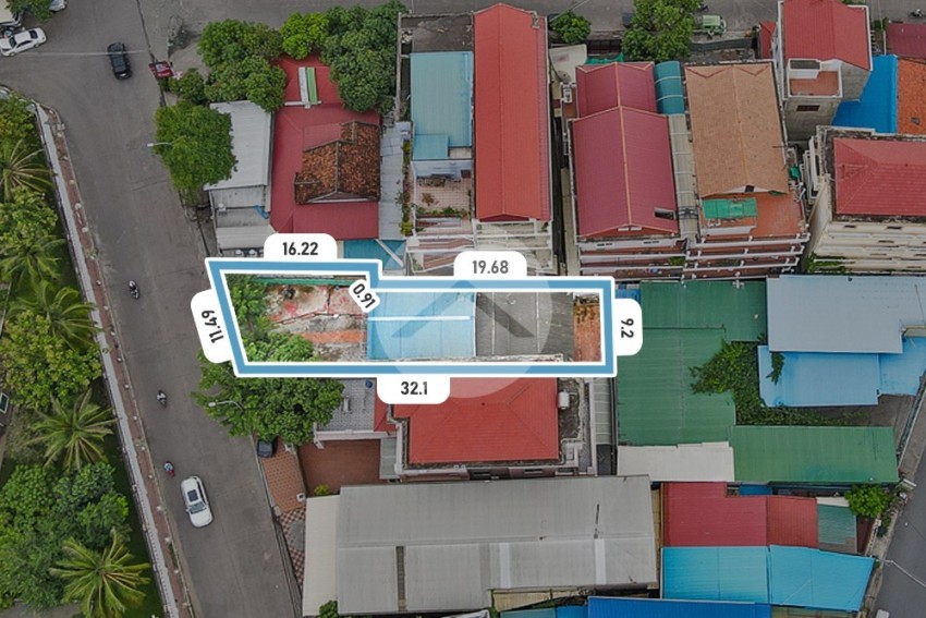 337 Sqm Commercial Land For Sale - Toul Tom Pong, Phnom Penh