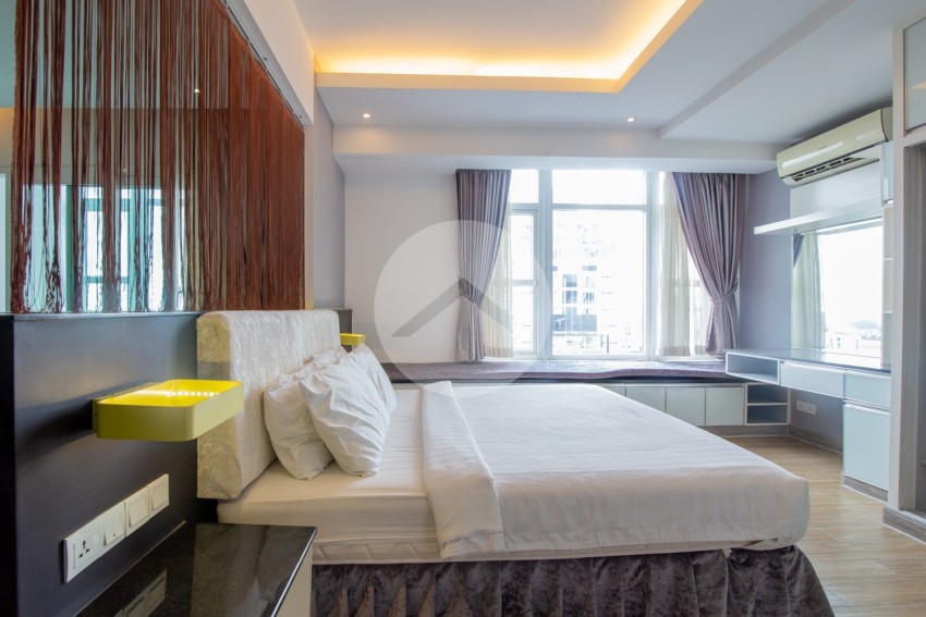 11th Floor 1 Bed Studio Apartment For Sale - Silvertown, BKK1, Phnom Penh