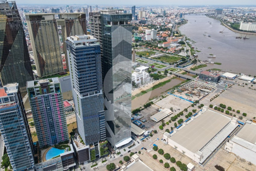 38 Sqm Office Space For Rent - GIA Tower, Tonle Bassac, Phnom Penh