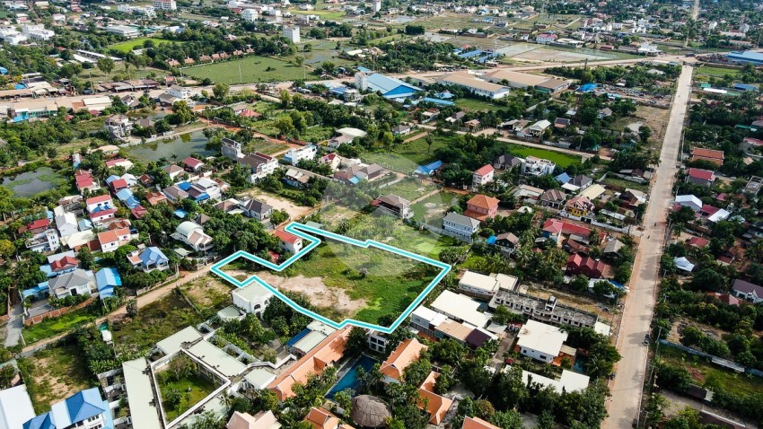   4300 Sqm Commercial Land For Sale - Sala Kamreuk, Siem Reap