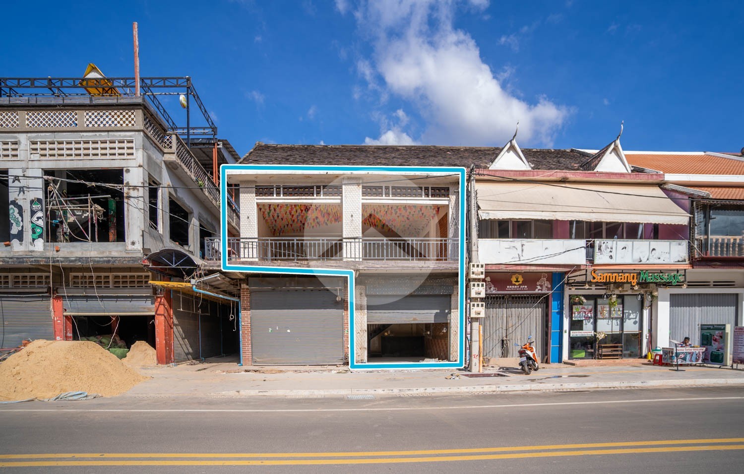 180 Sqm Commercial Shophouse Space For Rent - Old Market / Pub Street, Siem Reap