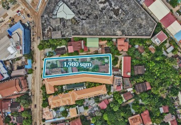   1980 Sqm Commercial Land For Sale - Slor Kram, Siem Reap thumbnail