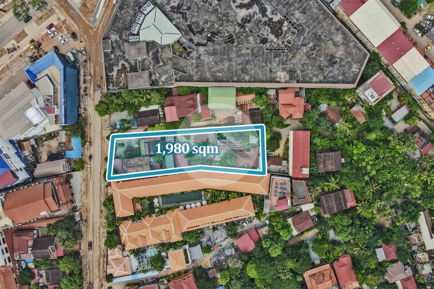   1980 Sqm Commercial Land For Sale - Slor Kram, Siem Reap