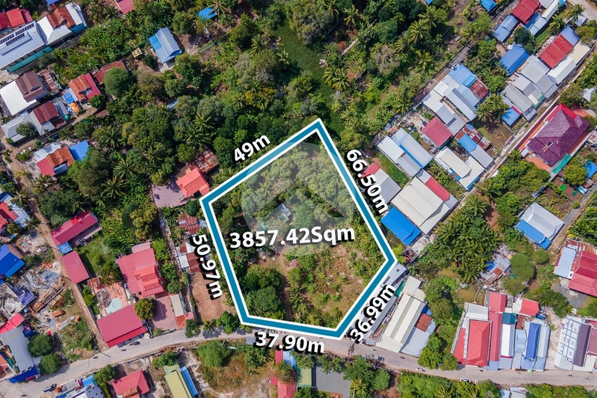 3,857 Sqm Land For Sale - Preaek Aeng, Phnom Penh