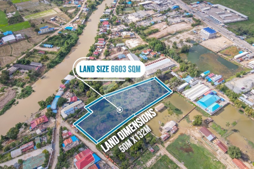 6603 Sqm Land For Sale - Dangkao, Phnom Penh
