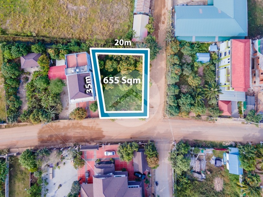 655 Sqm Land For Sale - Ta Khmau, Kandal