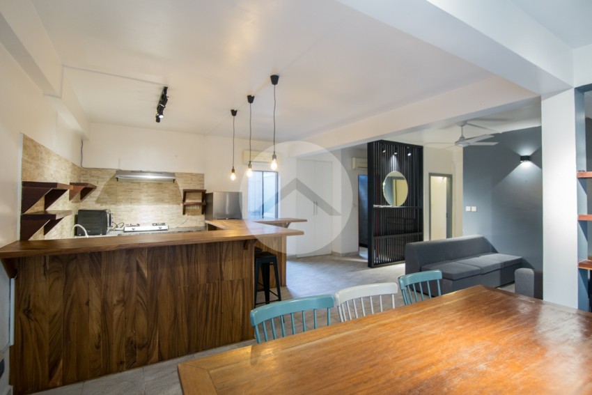 Renovated 2 Bedroom Apartment For Rent - Tonle Bassac, Phnom Penh