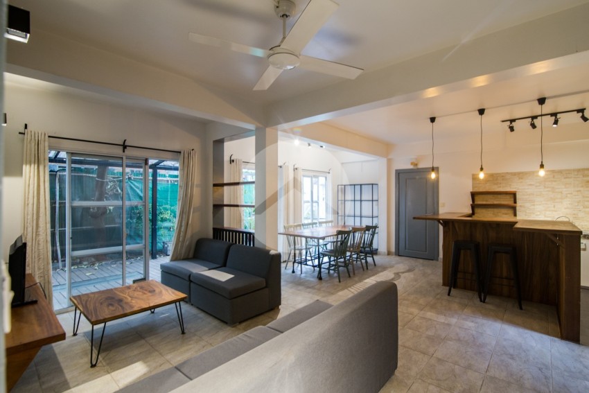 Renovated 2 Bedroom Apartment For Rent - Tonle Bassac, Phnom Penh