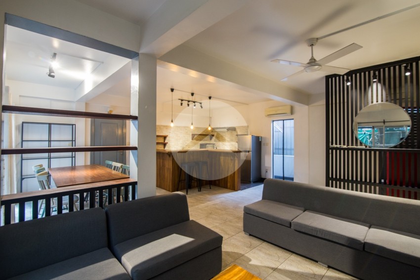 Renovated 2 Bedroom Apartment For Rent - Tonle Bassac, Phnom Penh
