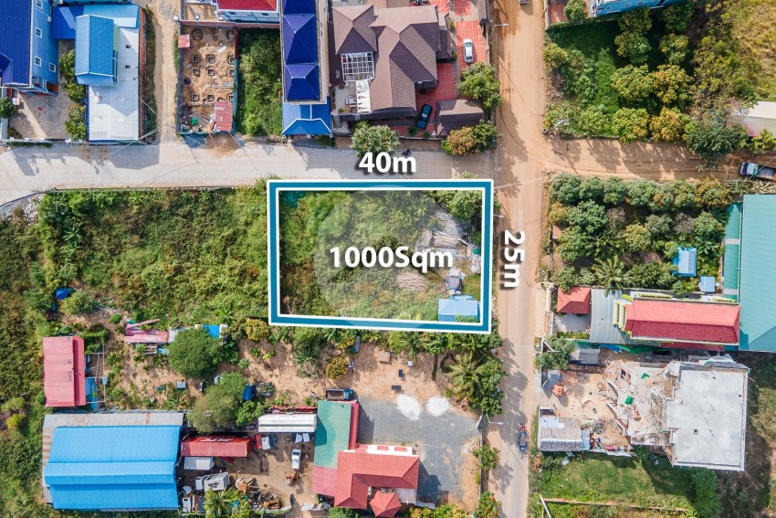 1000 Sqm Residential Land For Sale - Ta Khmau, Kandal
