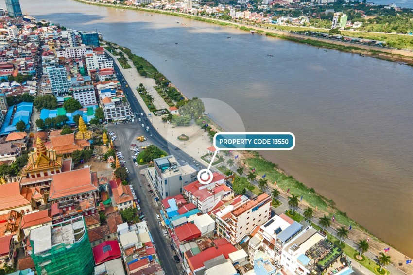 5 Storey Shophouse For Sale - Sisowath Quay, Daun Penh, Phnom Penh
