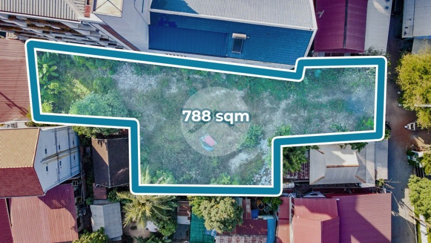 788 Sqm Land For Sale - Svay Dangkum, Siem Reap
