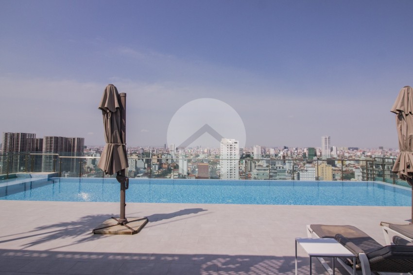 1 Bed Studio Condo For Rent - Tonle Bassac, Phnom Penh