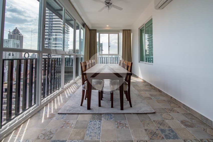 4 Bedroom Penthouse Serviced Apartment  For Rent - BKK1, Phnom Penh