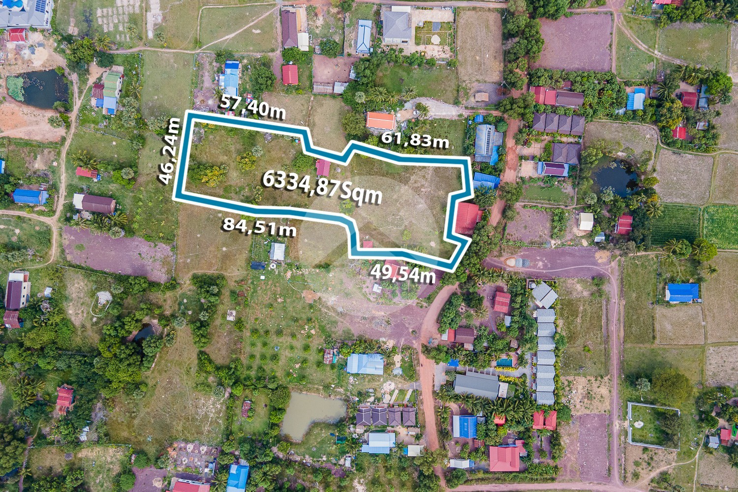 6,284 Sqm Land For Sale - Ondong Khmer - Kampot- Cambodia  thumbnail