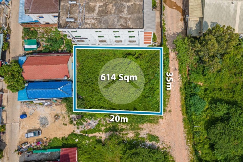 614 Sqm Land For Sale - Sangkat 4, Mittipheap, Sihanoukville