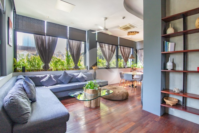 1 Bedroom Serviced Apartment - Tonle Bassac, Phnom Penh