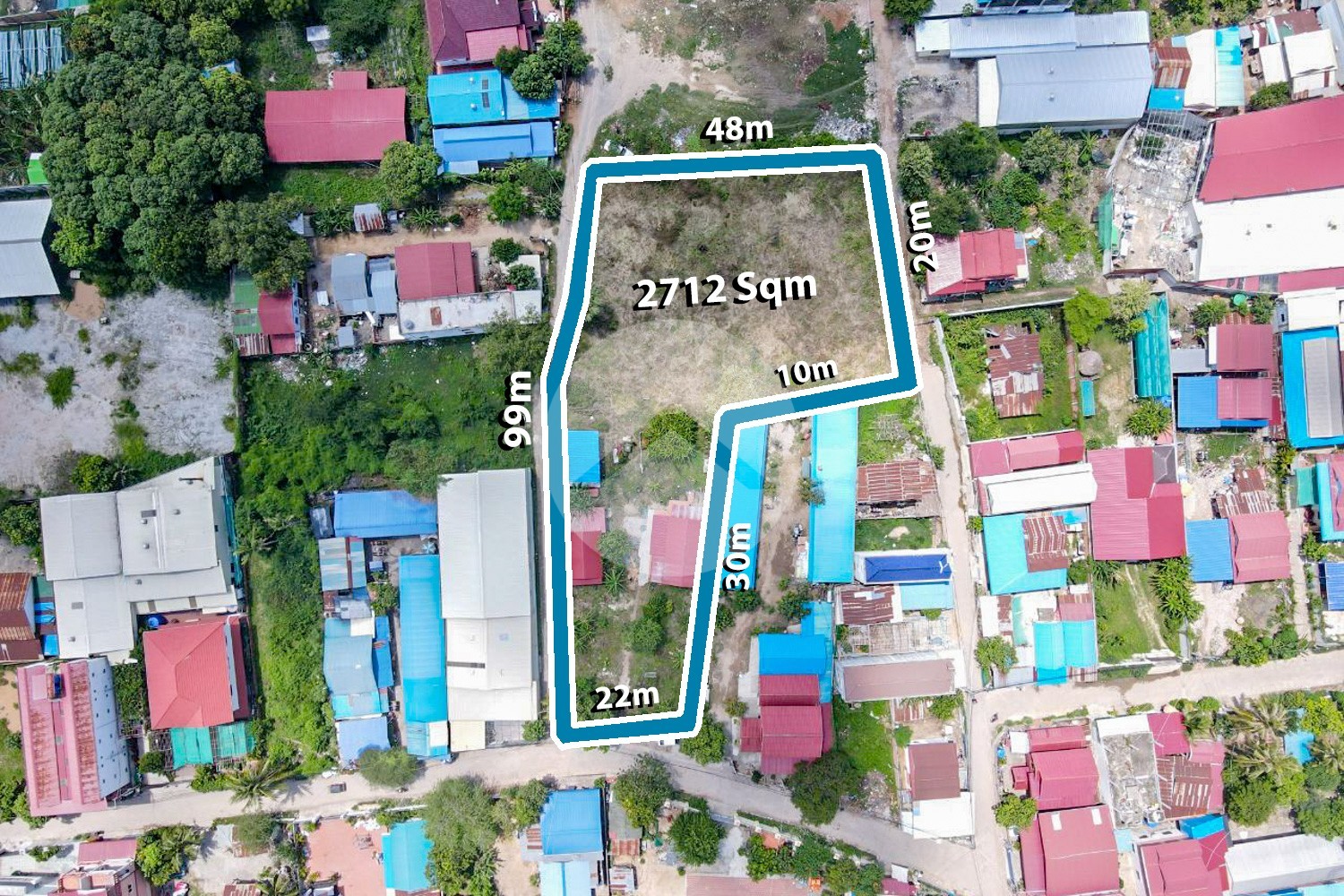 2712 Sqm Development Land For Sale - Dangkao, Phnom Penh 2712 Sqm Development Land For Sale - Dangkao, Phnom Penh