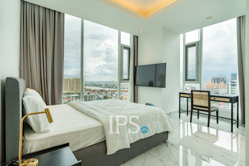 2 Bedroom Condo For Rent - J Tower 2, BKK1, Phnom Penh