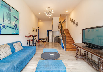Renovated Duplex 2 Bedroom Apartment For Rent - Wat Phnom, Phnom Penh thumbnail