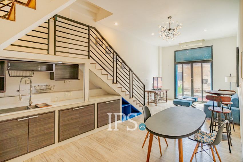 Renovated Duplex 2 Bedroom Apartment For Rent - Wat Phnom, Phnom Penh