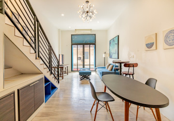 Renovated Duplex 2 Bedroom Apartment For Rent - Wat Phnom, Phnom Penh thumbnail
