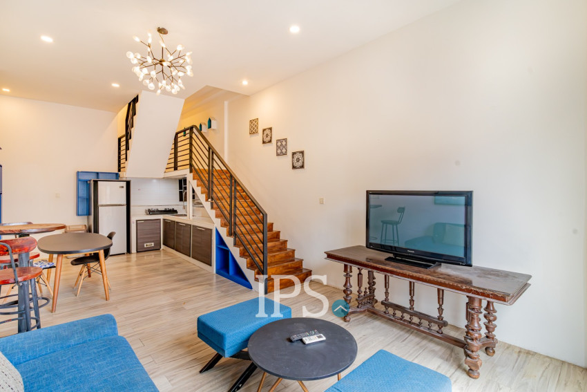 Renovated Duplex 2 Bedroom Apartment For Rent - Wat Phnom, Phnom Penh
