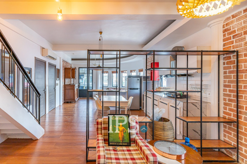 Renovated 3 Bedroom Apartment For Rent - Phsar Kandal 1, Phnom Penh