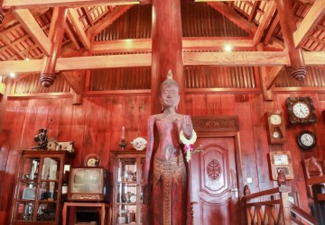 4 Bedroom Wooden Villa  For Rent - Sala Kamreuk, Siem Reap thumbnail