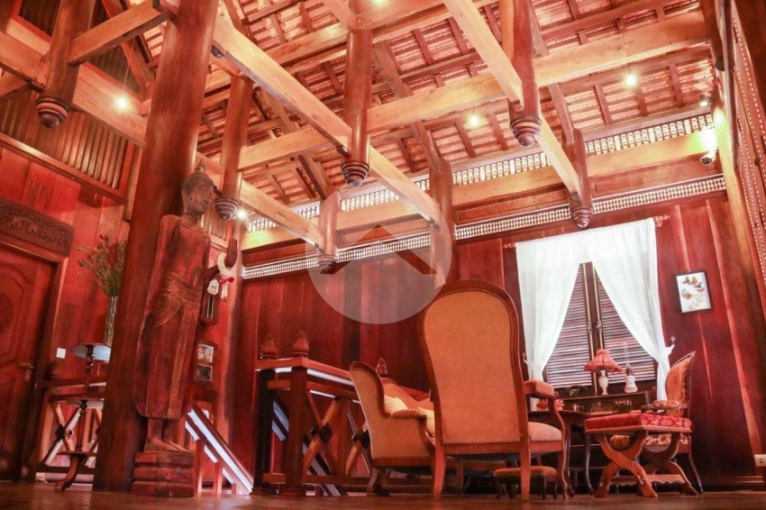 4 Bedroom Wooden Villa  For Rent - Sala Kamreuk, Siem Reap