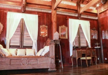 4 Bedroom Wooden Villa  For Rent - Sala Kamreuk, Siem Reap thumbnail