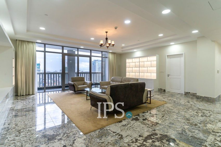 Luxury 3 Bedroom Penthouse For Rent - BKK1, Phnom Penh