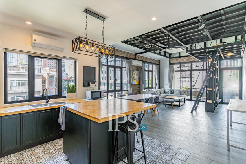 Renovated 3 Bedroom Apartment For Rent - BKK1, Phnom Penh