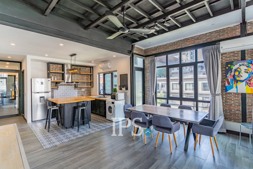 Renovated 3 Bedroom Apartment For Rent - BKK1, Phnom Penh