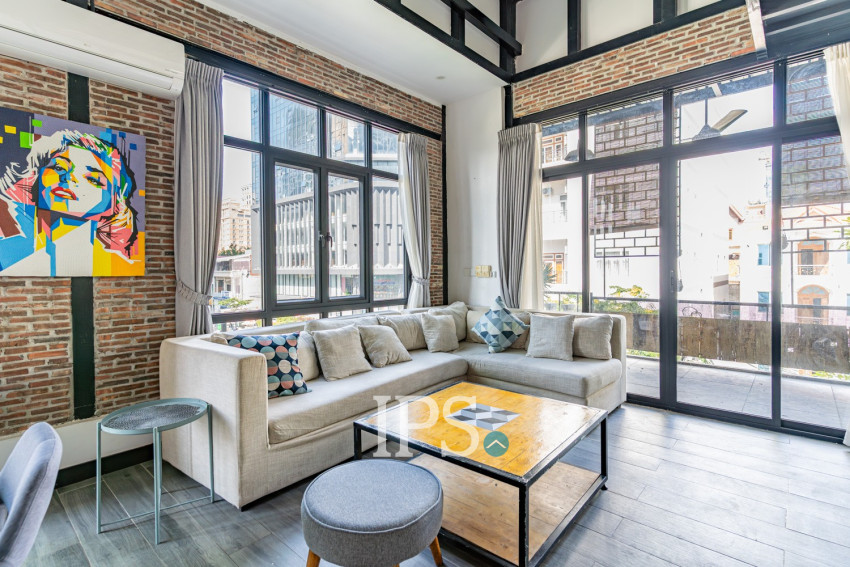 Renovated 3 Bedroom Apartment For Rent - BKK1, Phnom Penh