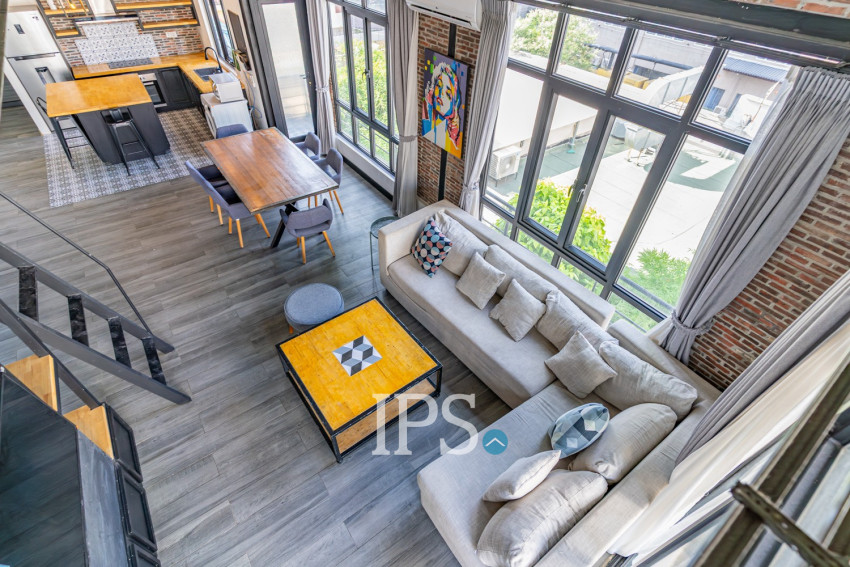 Renovated 3 Bedroom Apartment For Rent - BKK1, Phnom Penh