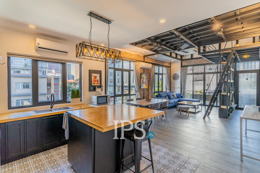 Renovated 3 Bedroom Apartment For Rent - BKK1, Phnom Penh