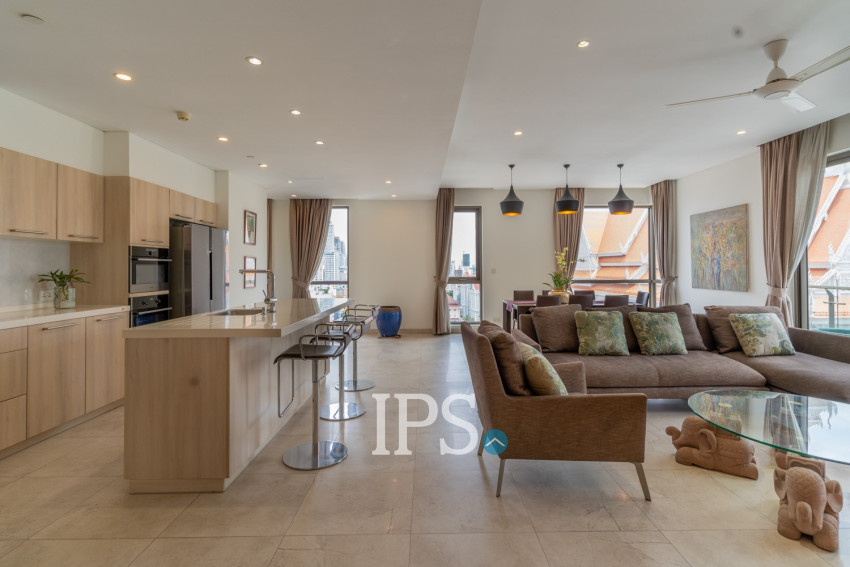 3 Bedroom Condo For Rent - Embassy Residences, Tonle Bassac, Phnom Penh