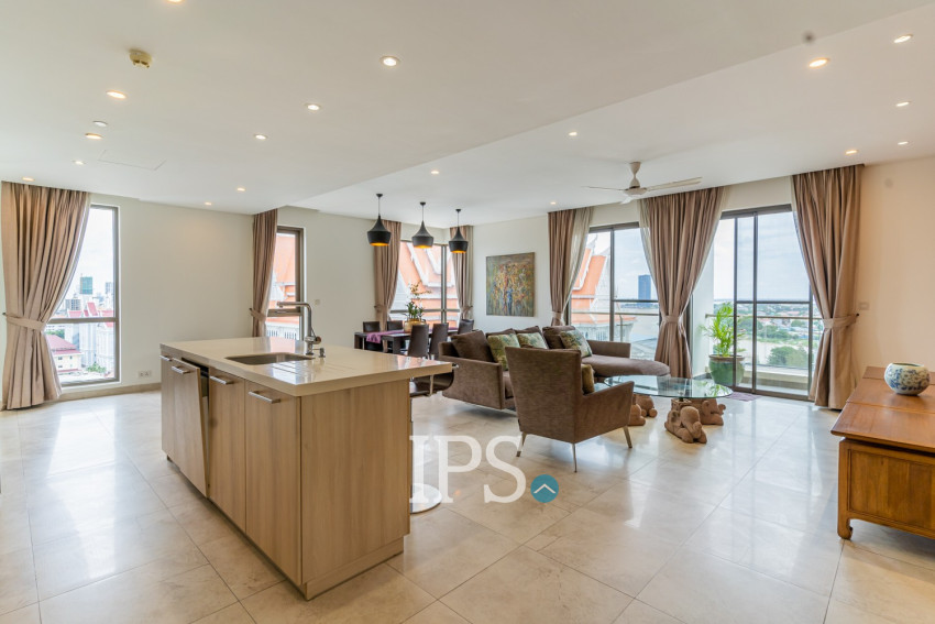 3 Bedroom Condo For Rent - Embassy Residences, Tonle Bassac, Phnom Penh