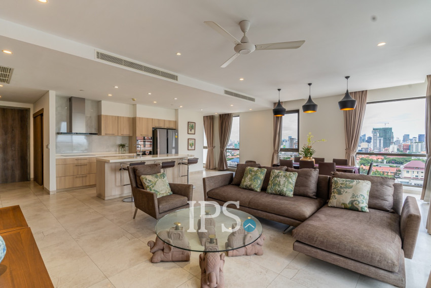 3 Bedroom Condo For Rent - Embassy Residences, Tonle Bassac, Phnom Penh