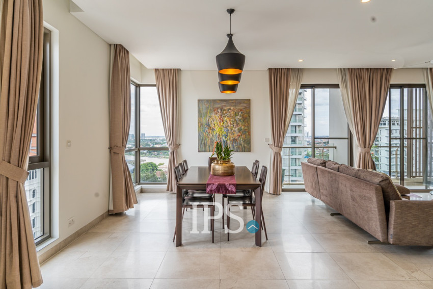 3 Bedroom Condo For Rent - Embassy Residences, Tonle Bassac, Phnom Penh