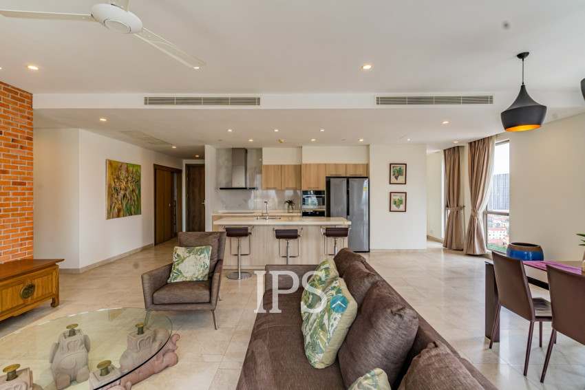 3 Bedroom Condo For Rent - Embassy Residences, Tonle Bassac, Phnom Penh