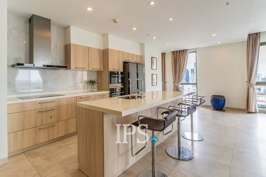 3 Bedroom Condo For Rent - Embassy Residences, Tonle Bassac, Phnom Penh