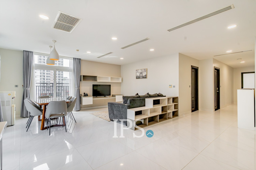 3 Bedroom Serviced Apartment For Rent - BKK2 , Phnom Penh