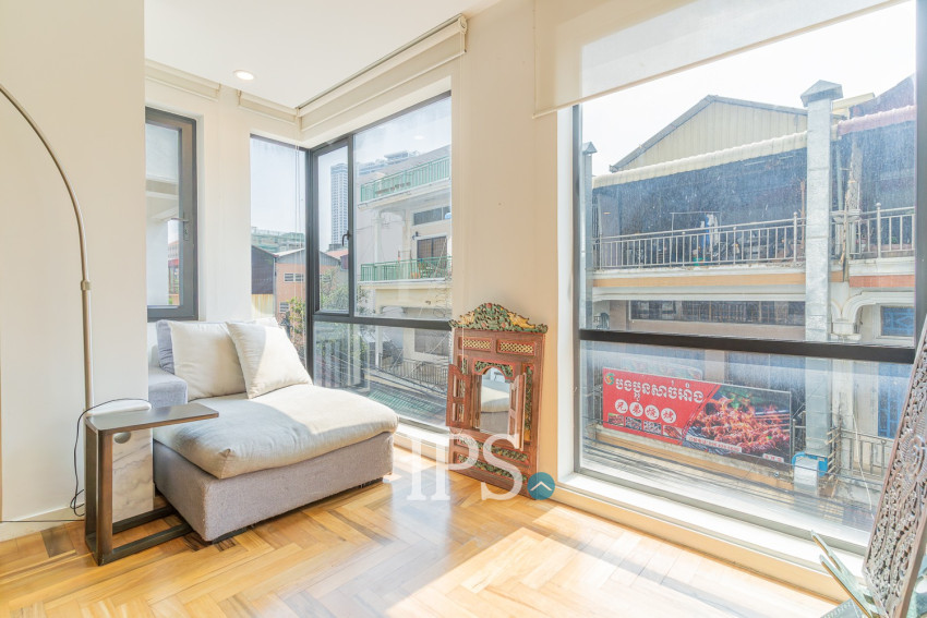 2nd Floor 2 Bedroom Condo For Sale - Habitat, Tonle Bassac, Phnom Penh